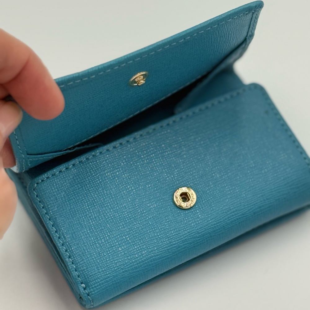 Furla Turquoise Compact Wallet - Picture 4 of 11